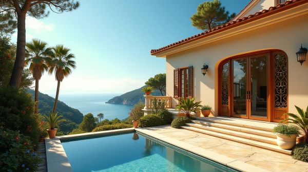 Villa de luxe à louer à Saint-Tropez : propriétés d'exception avec piscine et vue mer